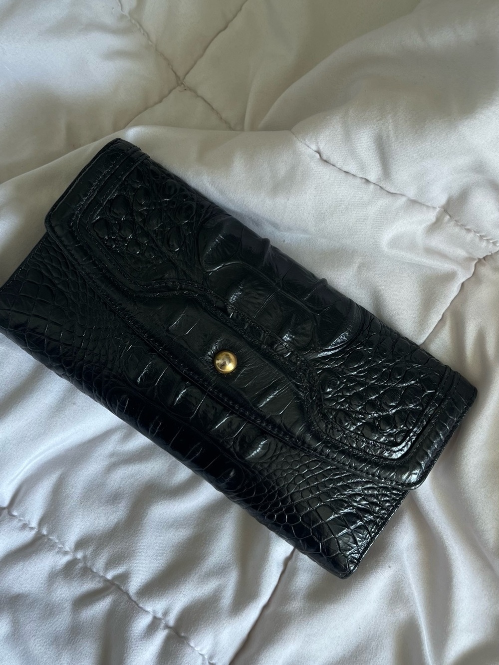 Brahmin Crocodile wallet
